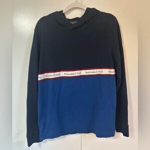 Abercrombie & Fitch Colorblock Logo Tape Hoodie - Men’s Small